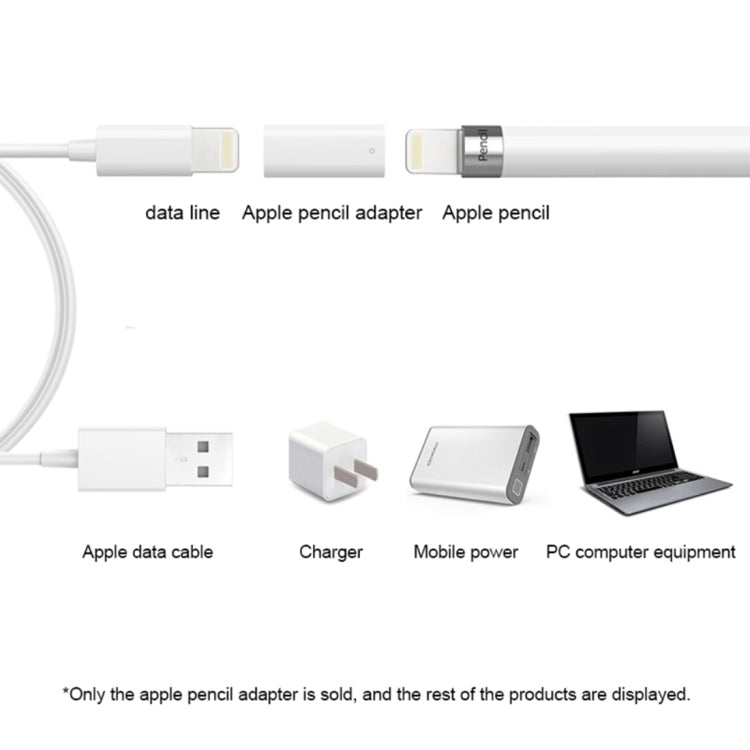 محول شحن محمول لـ Apple Pencil، 8 دبابيس