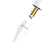 رؤوس قلم بديلة لـ Apple Pencil 1 / 2 (أحمر)، رأس سيليكون