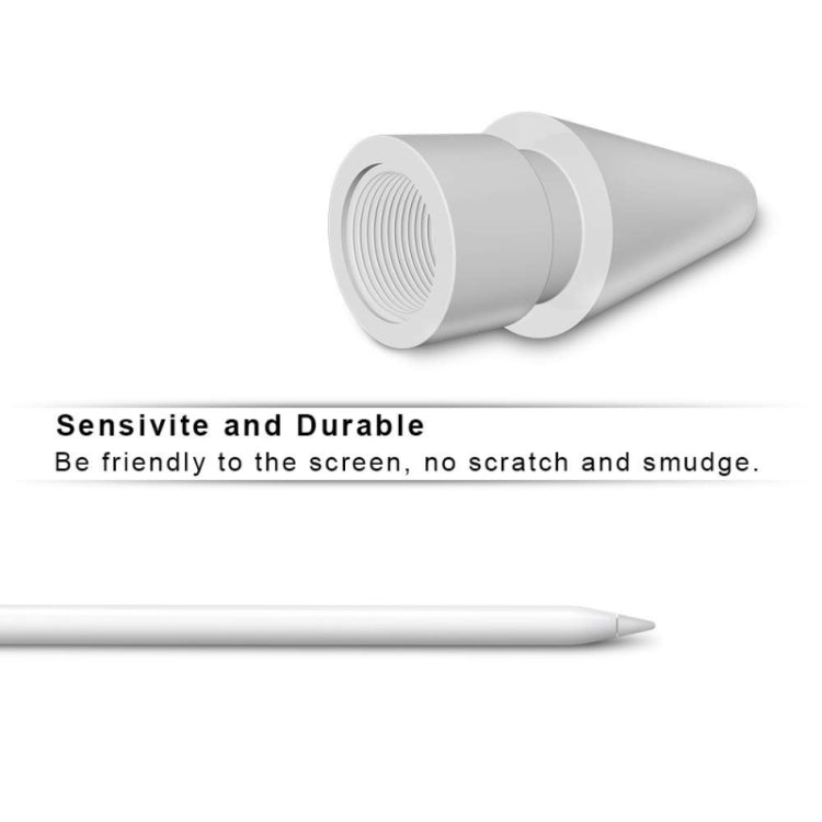 رؤوس قلم بديلة لـ Apple Pencil 1 / 2 (أحمر)، رأس سيليكون