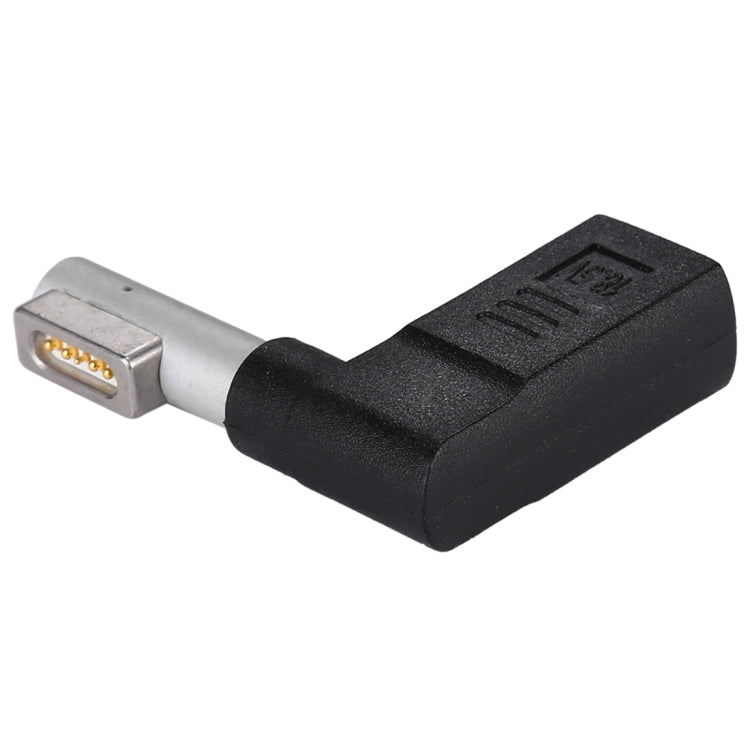 محول شحن أنثى USB-C / Type-C إلى ذكر 5 دبابيس MagSafe 1 (على شكل L)، Type-C إلى MagSafe 1