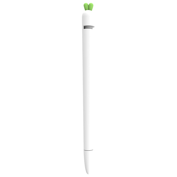 LOVE MEI غطاء حماية سيليكون لقلم Apple Pencil 1 على شكل جزرة، لقلم Apple Pencil 1