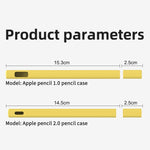 LOVE MEI غطاء حماية سيليكون لقلم Apple Pencil 2 على شكل مثلث، لقلم Apple Pencil 2