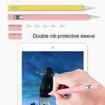 LOVE MEI غطاء حماية سيليكون لقلم Apple Pencil 2 على شكل مثلث، لقلم Apple Pencil 2