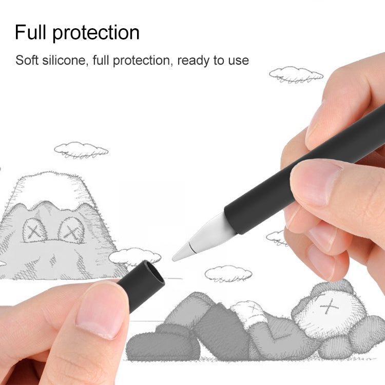 LOVE MEI غطاء حماية سيليكون لقلم Apple Pencil 1 على شكل إصبع وسطى، لقلم Apple Pencil 1