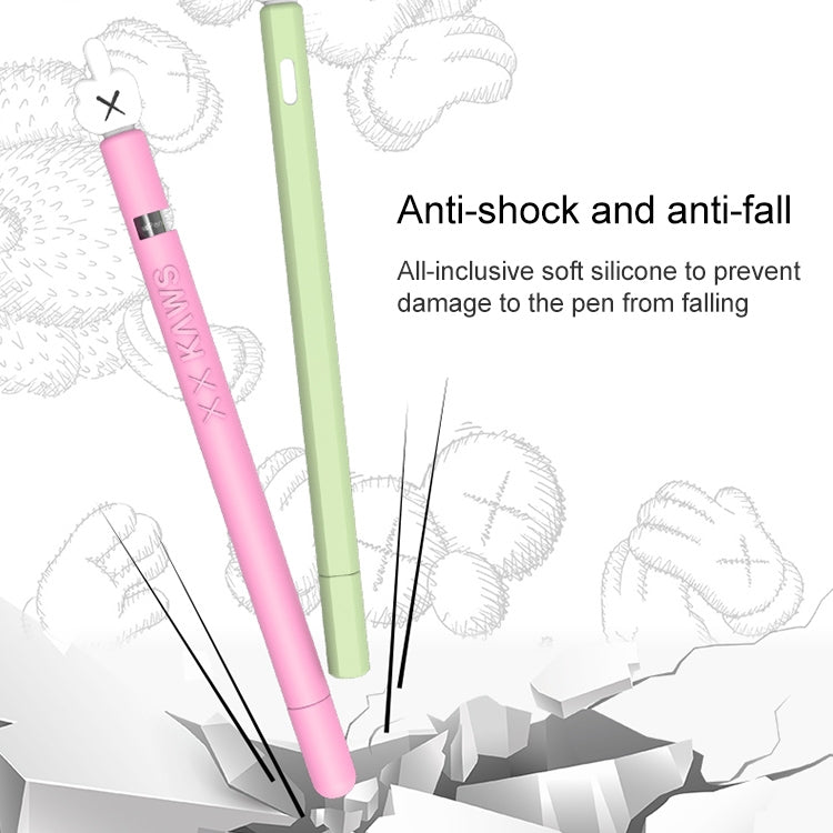 LOVE MEI غطاء حماية سيليكون لقلم Apple Pencil 1 على شكل إصبع وسطى، لقلم Apple Pencil 1