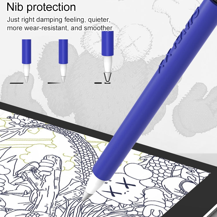 LOVE MEI غطاء حماية سيليكون لقلم Apple Pencil 1 على شكل إصبع وسطى، لقلم Apple Pencil 1