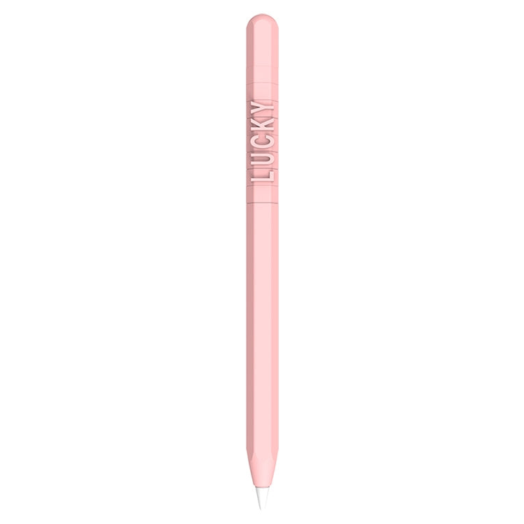 LOVE MEI غطاء حماية سيليكون لقلم Apple Pencil 1 بتصميم أرقام وحروف، لقلم Apple Pencil 1
