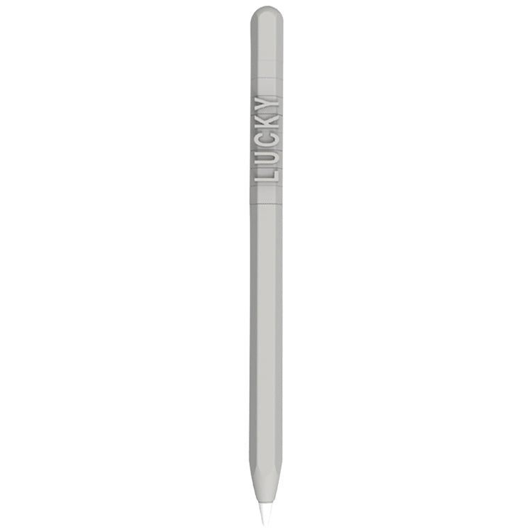LOVE MEI غطاء حماية سيليكون لقلم Apple Pencil 2 بتصميم أرقام وحروف، لقلم Apple Pencil 2