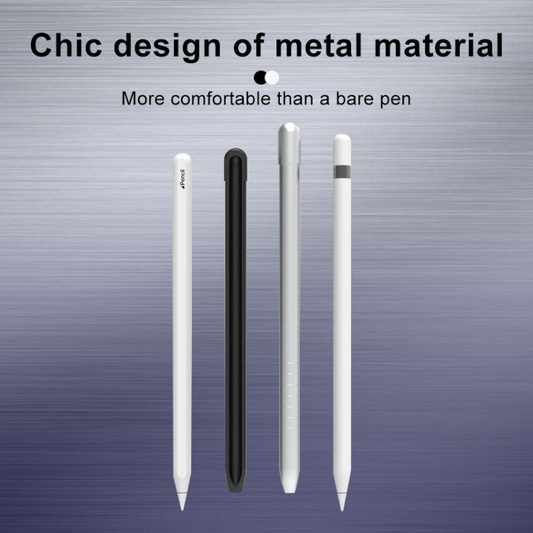 غطاء حماية معدني غير لامع مقاوم للانزلاق لقلم اللمس Apple Pencil 2، لـ Apple Pencil 2
