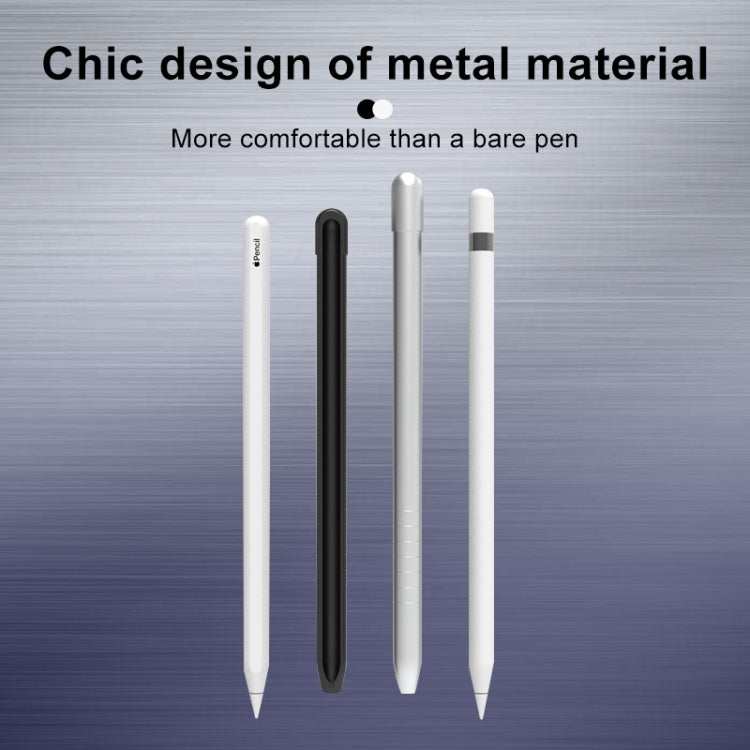غطاء حماية معدني غير لامع مقاوم للانزلاق لقلم اللمس Apple Pencil 1، لـ Apple Pencil 1