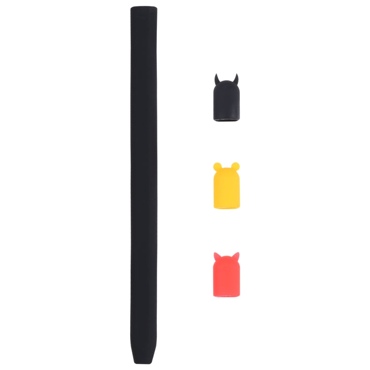 غطاء حماية سيليكون كرتوني على شكل حيوان لقلم اللمس 4 في 1 لـ Apple Pencil 2، لـ Apple Pencil 2