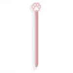 غطاء حماية سيليكون كرتوني لطيف لقلم Apple Pencil 1 (نجمة خماسية وردية)، لـ Apple Pencil 1