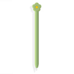 غطاء حماية سيليكون كرتوني لطيف لقلم Apple Pencil 1 (نجمة خماسية وردية)، لـ Apple Pencil 1