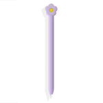 غطاء حماية سيليكون كرتوني لطيف لقلم Apple Pencil 1 (نجمة خماسية وردية)، لـ Apple Pencil 1