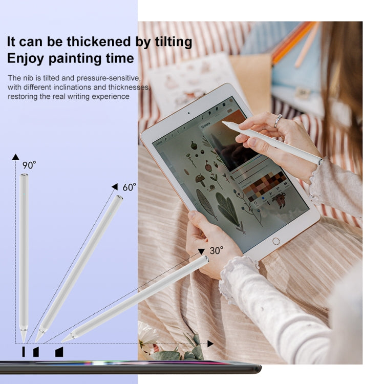 قلم ستايلس سعوي بمستشعر ضغط مائل Mutural P-950B مع رفض راحة اليد لجهاز iPad 2018 أو أحدث، 950B