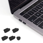 5 في 1 سدادات مقاومة للغبار لمنفذ الشحن لأجهزة MacBook 12 بوصة / MacBook Pro 13.3 / 15.4 بوصة (2016/2017) من ENKAY