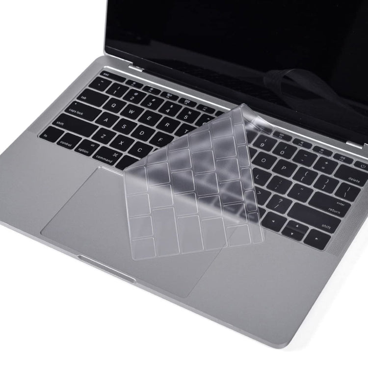 غطاء حماية لوحة مفاتيح TPU من ENKAY لجهاز MacBook 12 بوصة 2015 (A1534) / MacBook Pro 13.3 بوصة بدون Touch Bar (A1708)، إصدار أوروبا، إصدار الاتحاد الأوروبي
