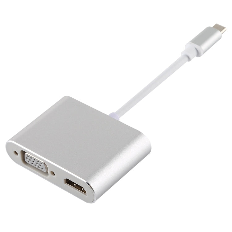محول متعدد الوظائف 4 في 1 من USB / Type-C إلى 4K HDMI + VGA + USB 3.0