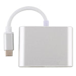 محول متعدد الوظائف 4 في 1 من USB / Type-C إلى 4K HDMI + VGA + USB 3.0