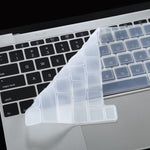 Dustproof Silicone Laptop Keyboard Protective Film for MacBook Pro 13.3 inch 2022, For MacBook Pro 13.3 inch 2022 (Black), For MacBook Pro 13.3 inch 2022 (White)