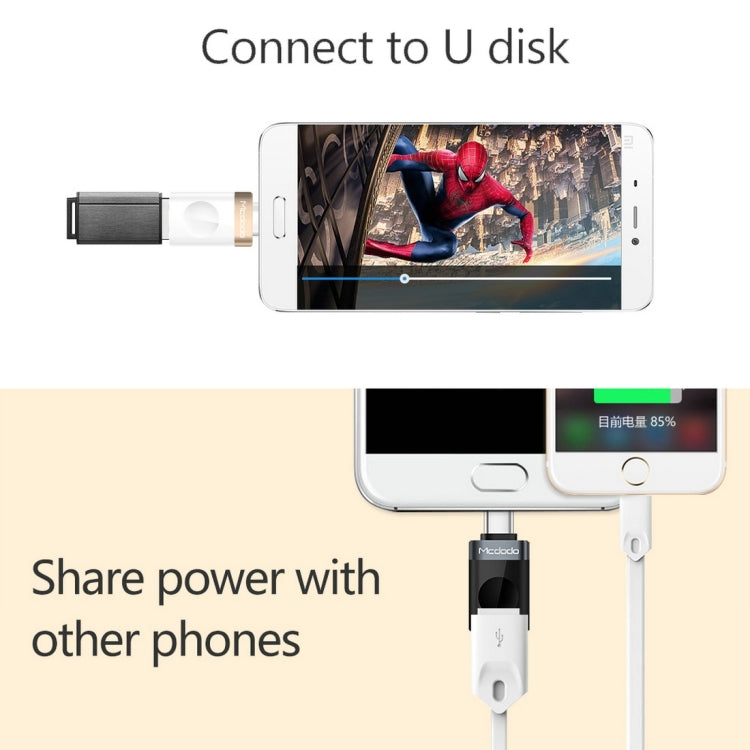 محول Mcdodo OT-1942 USB-C / Type-C إلى USB 3.0 AF لنقل البيانات والشحن OTG