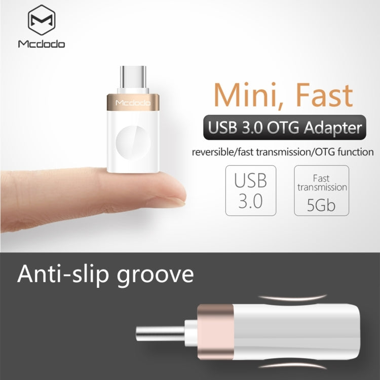 محول Mcdodo OT-1942 USB-C / Type-C إلى USB 3.0 AF لنقل البيانات والشحن OTG