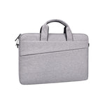 ST03S 15.4 inch Double Side Pockets Wearable Oxford Cloth Soft Handle Portable Laptop Tablet Bag, 15.4 inch Black, 15.4 inch Pink, 15.4 inch Grey, 15.4 inch Deep Space Gray, 15.4 inch Navy Blue