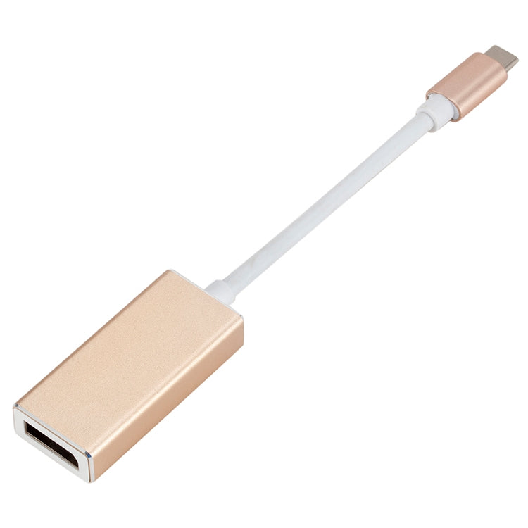 محول USB-C / Type-C 3.1 ذكر إلى DP أنثى عالي الدقة، الطول: 12 سم