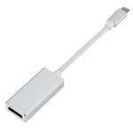 محول USB-C / Type-C 3.1 ذكر إلى DP أنثى عالي الدقة، الطول: 12 سم