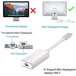 محول USB-C / Type-C 3.1 ذكر إلى Mini DP أنثى عالي الدقة، الطول: 12 سم، فضي، ذهبي