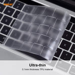 غطاء حماية لوحة مفاتيح ENKAY من TPU لأجهزة MacBook Pro مقاس 13.3 بوصة A1706 / A1989 / A2159 و Pro 15.4 بوصة A1707 / A1990 (مع Touch Bar)، النسخة الأمريكية