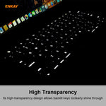 غطاء حماية لوحة مفاتيح ENKAY من TPU لأجهزة MacBook Pro مقاس 13.3 بوصة A1706 / A1989 / A2159 و Pro 15.4 بوصة A1707 / A1990 (مع Touch Bar)، النسخة الأمريكية