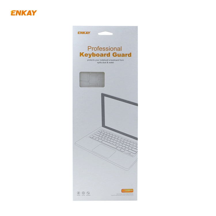 غطاء حماية لوحة مفاتيح ENKAY من TPU لأجهزة MacBook Pro مقاس 13.3 بوصة A1706 / A1989 / A2159 و Pro 15.4 بوصة A1707 / A1990 (مع Touch Bar)، النسخة الأمريكية