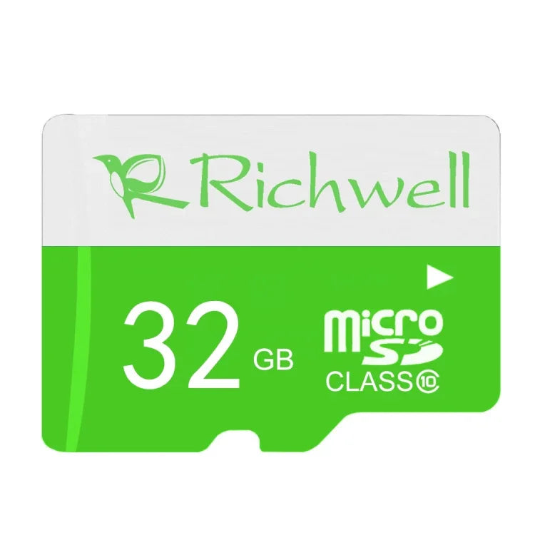 بطاقة ذاكرة Richwell 32 جيجابايت فئة 10 عالية السرعة Micro SD (TF)، 32 جيجابايت