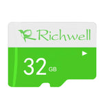 بطاقة ذاكرة Richwell 32 جيجابايت فئة 10 عالية السرعة Micro SD (TF)، 32 جيجابايت