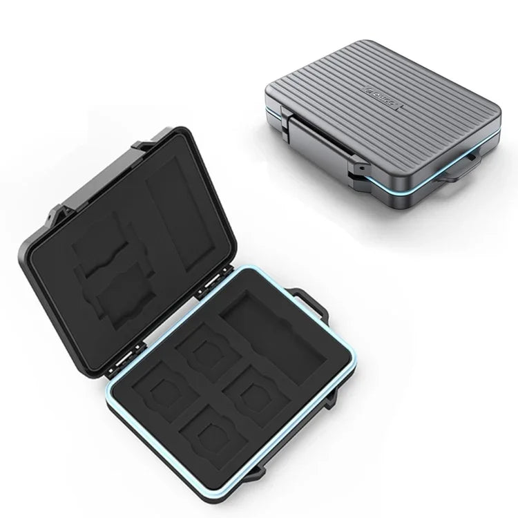 قارئ بطاقات ORICO PHCD-6-BK-BP صندوق تخزين رقمي لبطاقات الذاكرة، PHCD-6-BK-BP