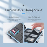 قارئ بطاقات ORICO PHCD-6-BK-BP صندوق تخزين رقمي لبطاقات الذاكرة، PHCD-6-BK-BP