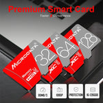 بطاقة ذاكرة MICRODATA 128GB Class10 TF (Micro SD) باللونين الأحمر والرمادي، 128GB