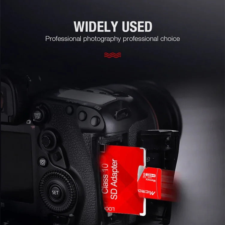 بطاقة ذاكرة MICRODATA 128GB Class10 TF (Micro SD) باللونين الأحمر والرمادي، 128GB