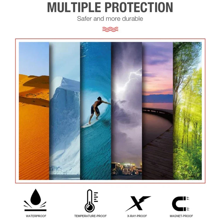 بطاقة ذاكرة MICRODATA 128GB Class10 TF (Micro SD) باللونين الأحمر والرمادي، 128GB
