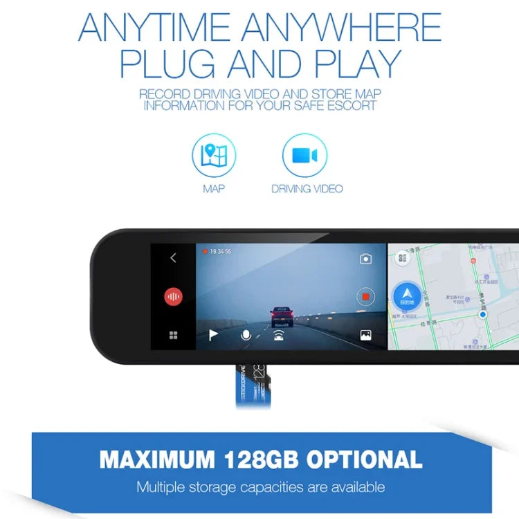 بطاقة ذاكرة TF (ميكرو إس دي) زرقاء وسوداء عالية السرعة U1 من STICKDRIVE بسعة 32 جيجابايت