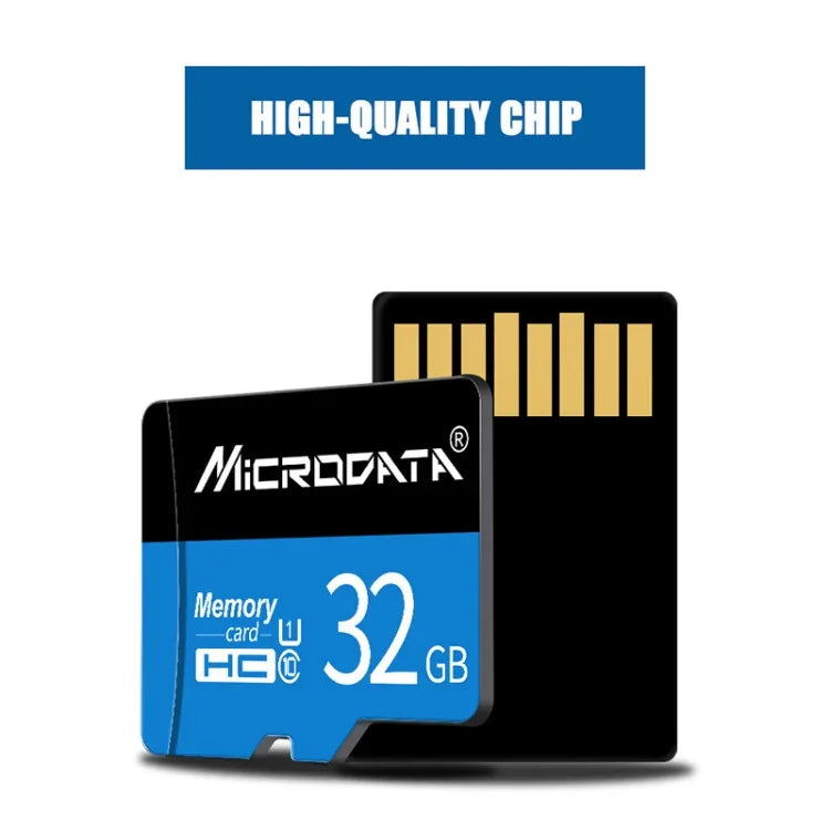بطاقة ذاكرة MICRODATA TF (Micro SD) سعة 128 جيجابايت U3 باللونين الأزرق والأسود، 128 جيجابايت