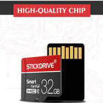 بطاقة ذاكرة STICKDRIVE 128GB U3 بخط أبيض وأحمر وأسود TF (Micro SD)، 128GB