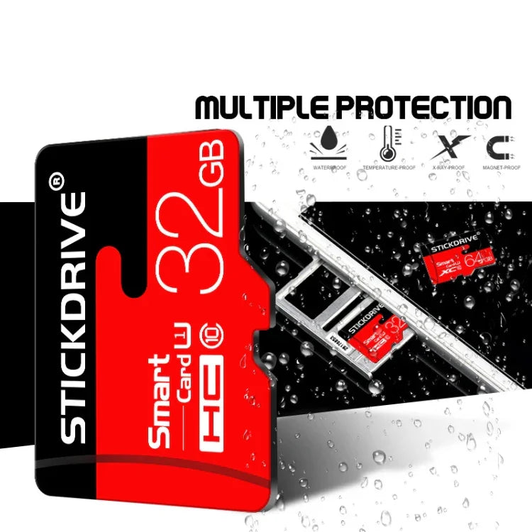 بطاقة ذاكرة Stickdrive 32GB عالية السرعة فئة 10 Micro SD (TF)، 32GB