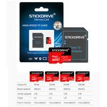 بطاقة ذاكرة Stickdrive 32GB عالية السرعة فئة 10 Micro SD (TF)، 32GB