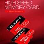 بطاقة ذاكرة Stickdrive 32GB عالية السرعة فئة 10 Micro SD (TF)، 32GB