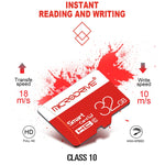 Microdrive 16GB High Speed Class 10 Micro SD(TF) Memory Card, 16GB