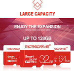 Microdrive 64GB Class 10 High Speed Class 10 Micro SD(TF) Memory Card, 64GB