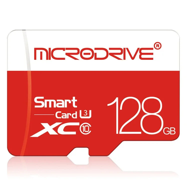 بطاقة ذاكرة Microdrive 128GB فئة 10 عالية السرعة Micro SD (TF)، 128GB