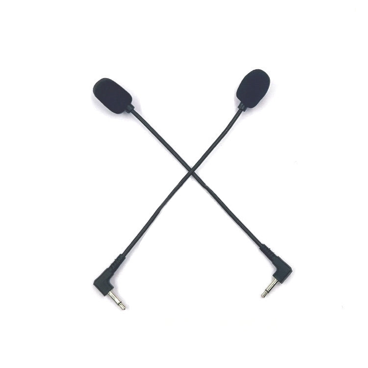 ميكروفون ستيريو أحادي ZJ033MR-03 مع قابس زاوية 3.5 مم بطول 19 سم، سماعة ألعاب، بطاقة صوت، ميكروفون مباشر، 17 سم أحادي زاوية